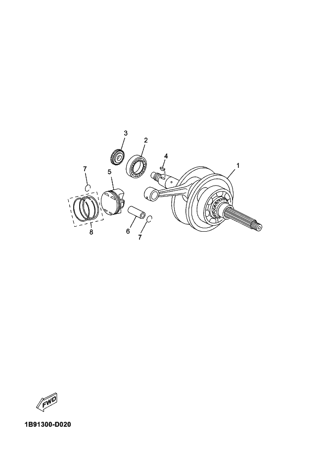 2-VILEBREQUIN & PISTON