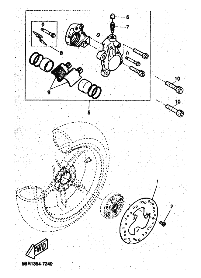 24-REAR BRAKE CALIPER