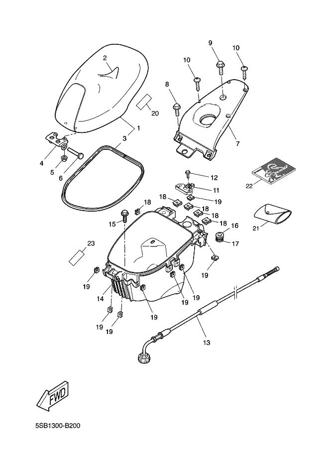 22-SELLE & PORTE BAGAGES