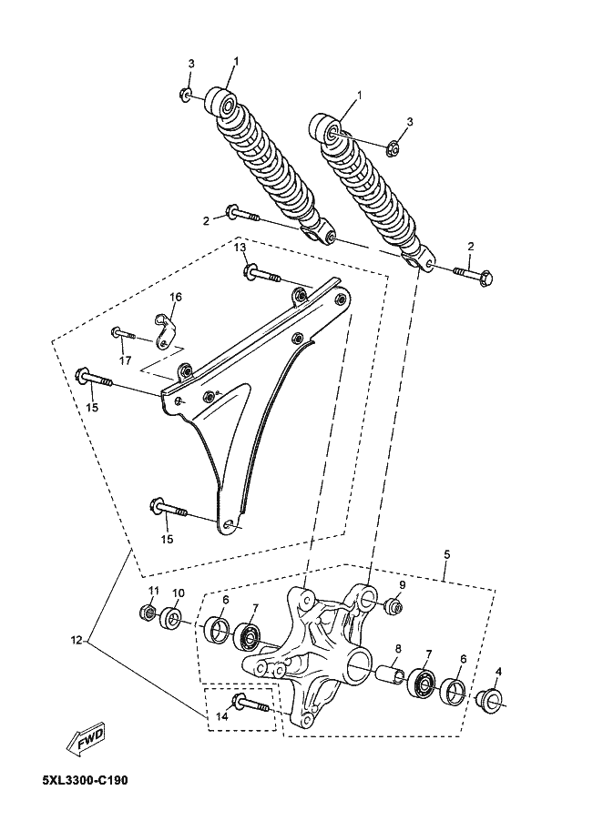 19-BRAS ARRIERE & SUSPENSION