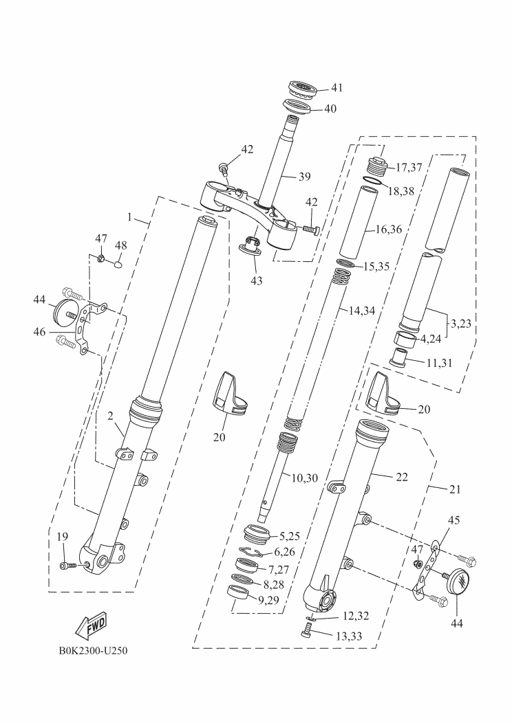 25-FOURCHE AVANT