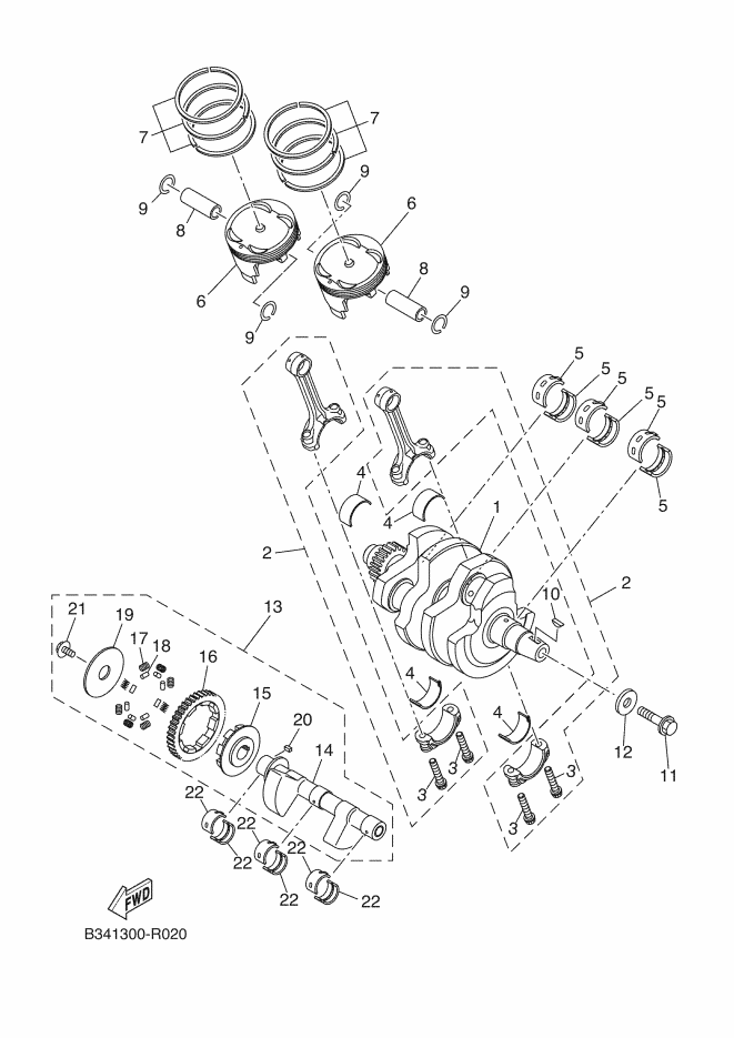 2-VILEBREQUIN & PISTON