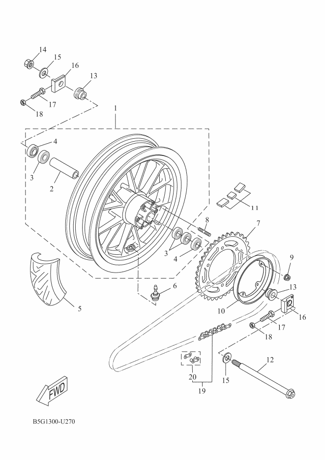 28-ROUE ARRIERE