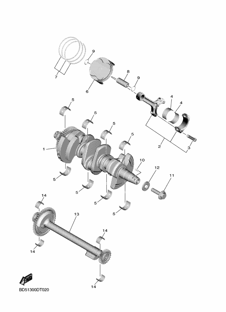 2-VILEBREQUIN & PISTON