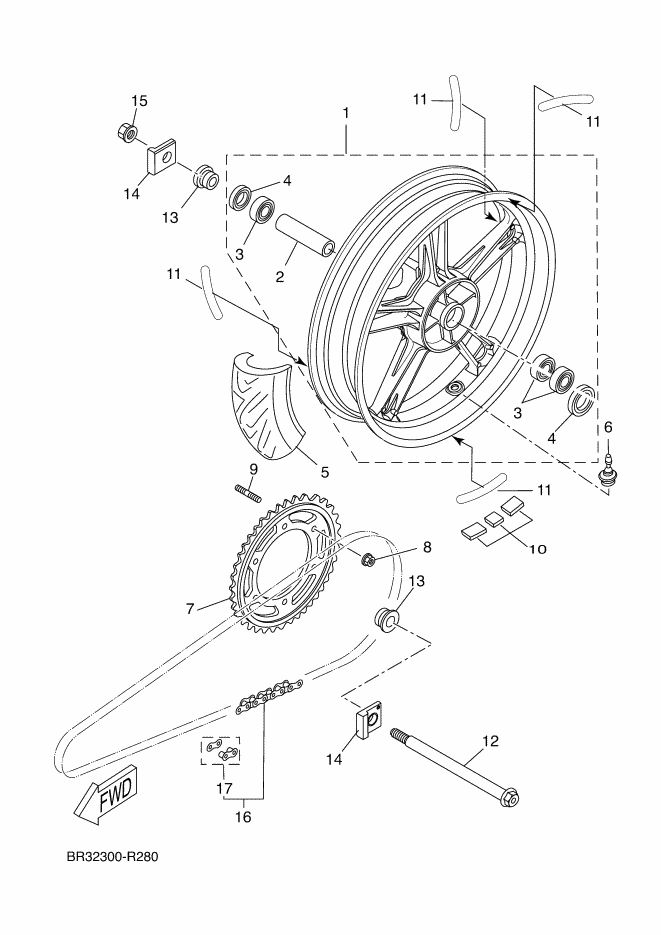 28-ROUE ARRIERE
